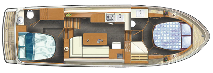 Grundriss der Linssen 35 SL AC