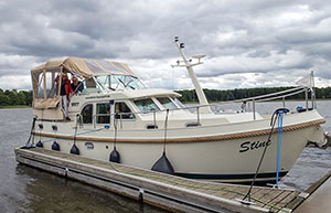 Linssen 29.9 Stine am Anleger
