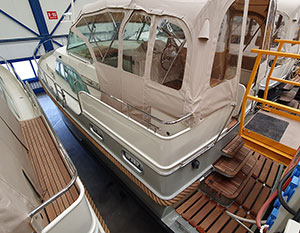 GS 30.0 AC Lili, Blick von achtern Backbord